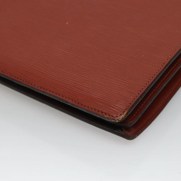 LOUIS VUITTON Epi Serviette Conseiller Briefcase Brown M54423 LV Auth ep7439 - Picture 16 of 16